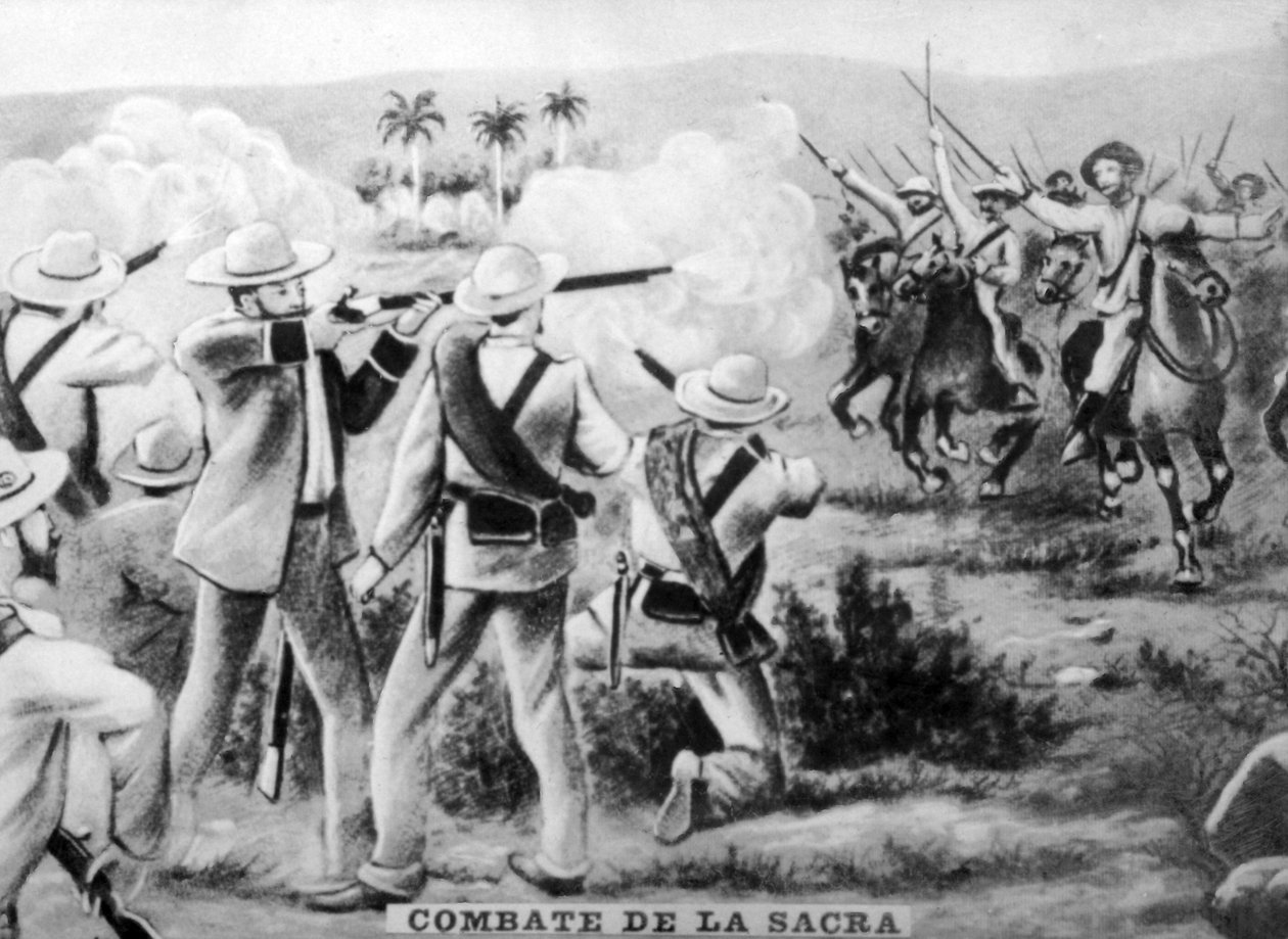 A sacrai csata, 1873, 1920-as évek alkotó: Unbekannt