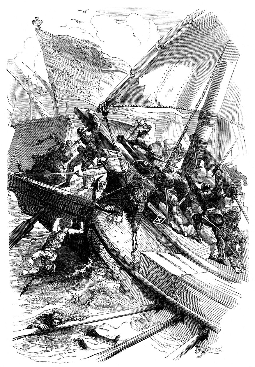 A Sluys-i csata, 1340. június 24 alkotó: Unbekannt