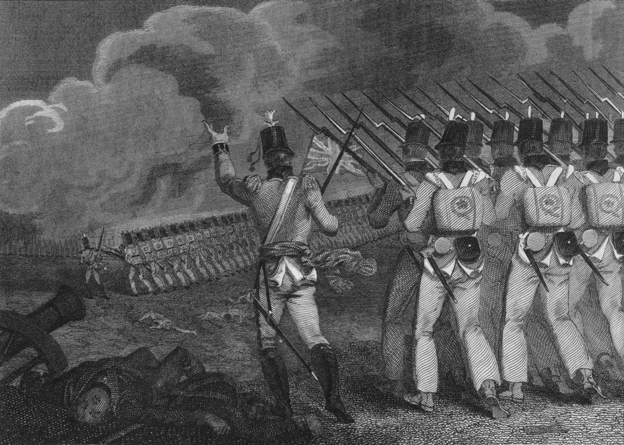 Vittoria csata, június 21 - 1813, XIX. század. alkotó: Unbekannt