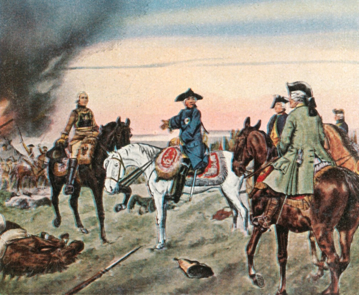 A zorndorfi csata, 1758. augusztus 25., 1936. alkotó: Unbekannt
