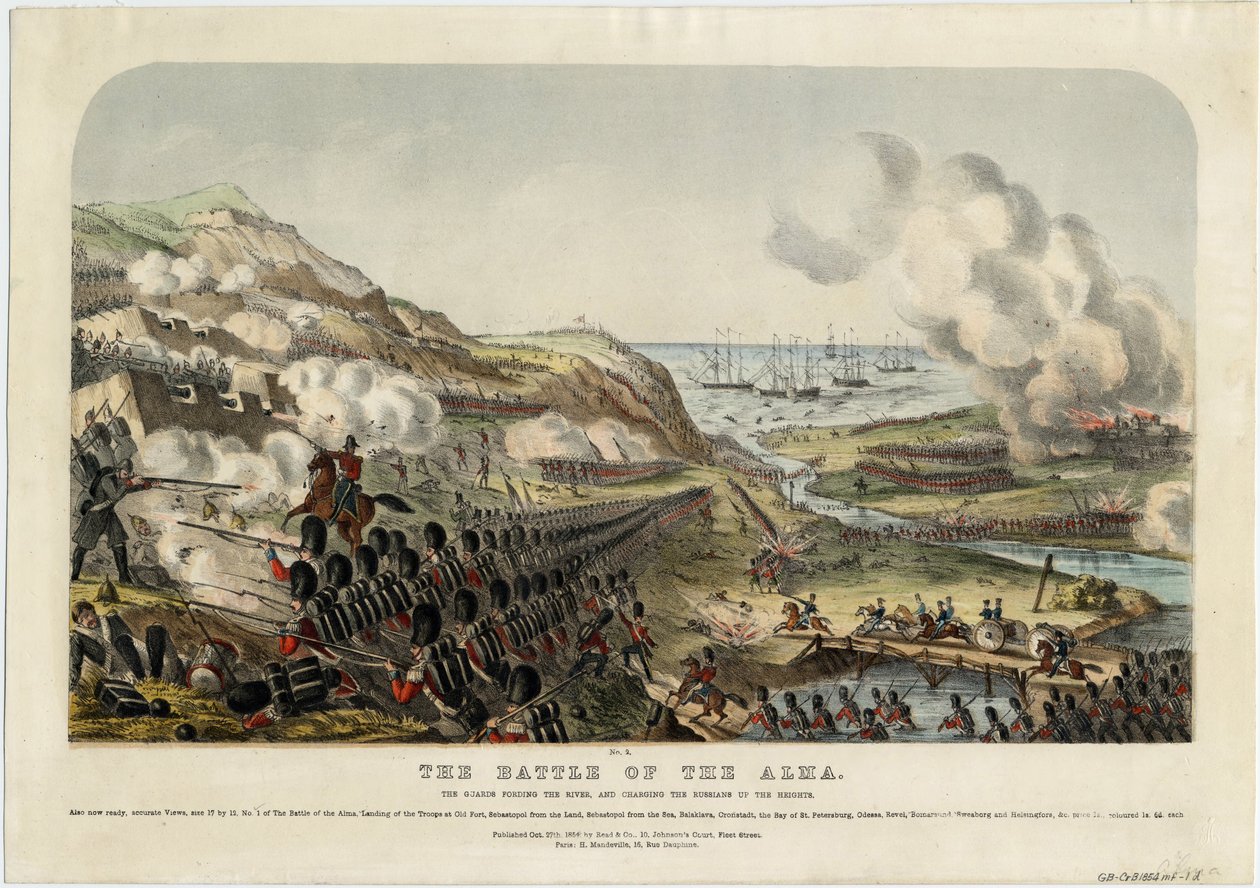 Az almai csata 1854. szeptember 20-án alkotó: Unbekannt