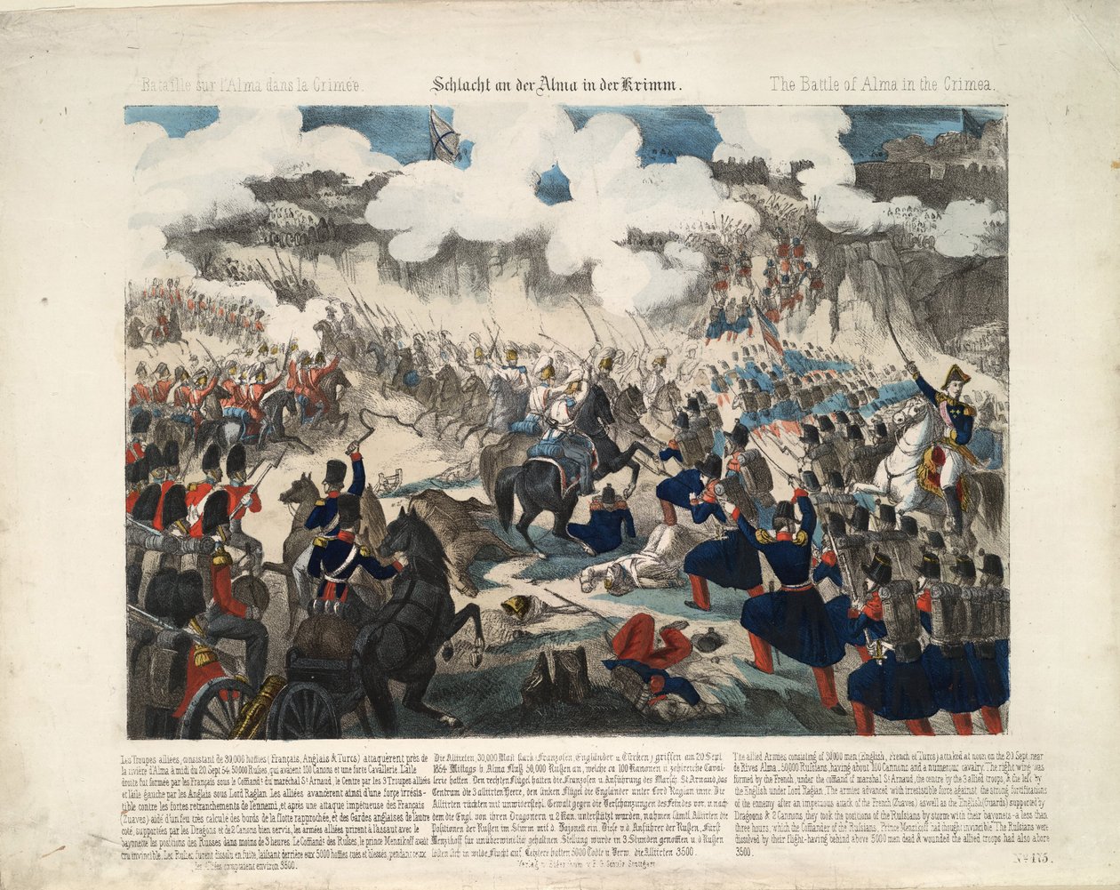 Az almai csata 1854. szeptember 20-án alkotó: Unbekannt