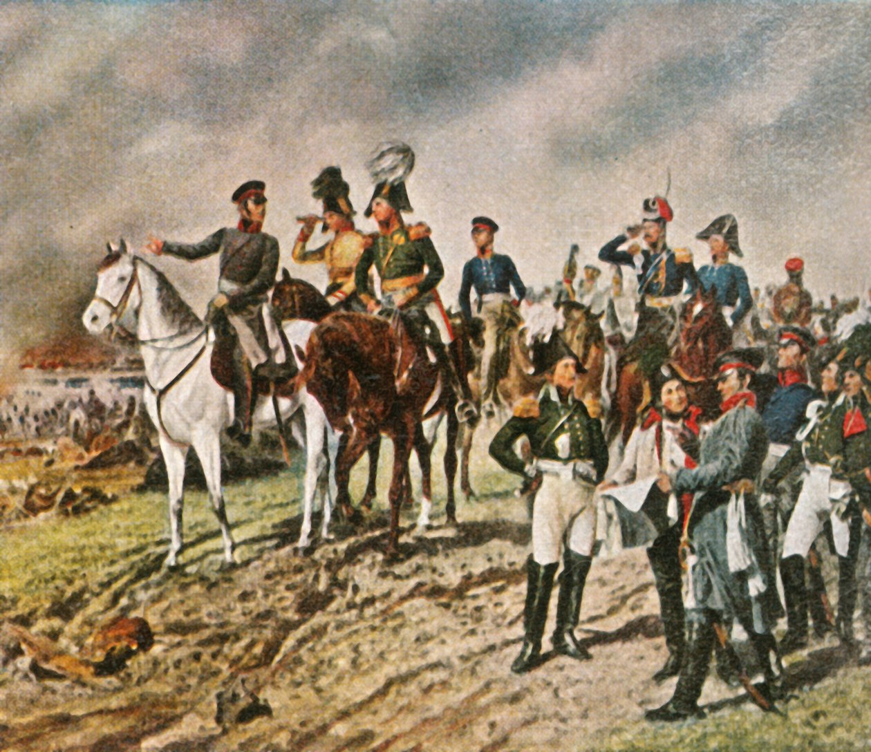 A nemzetek csatája, Lipcse, 1813. október 16-19., 1936. alkotó: Unbekannt