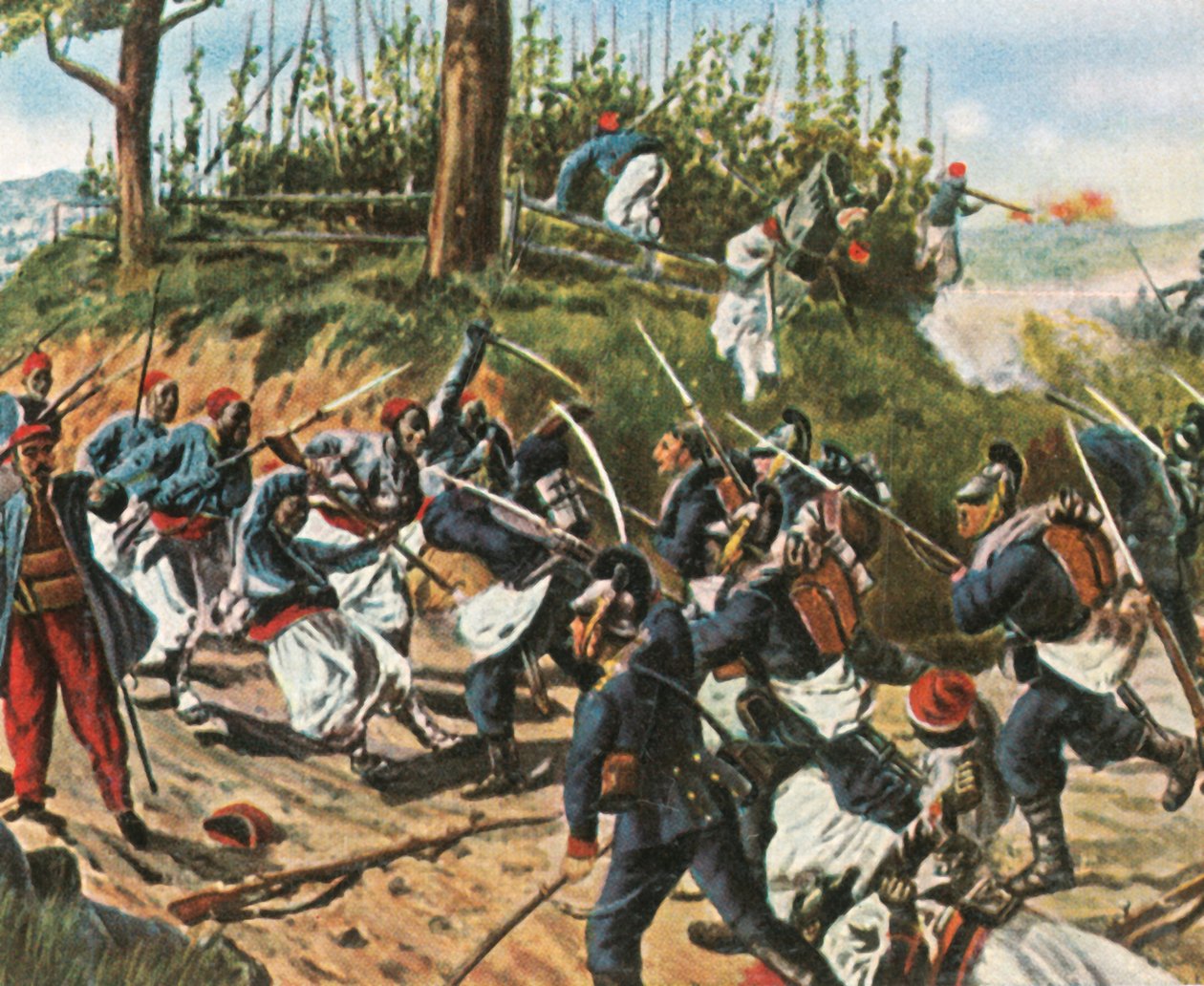 A bajorok Weissenburgban, 1870. augusztus 4., 1936. alkotó: Unbekannt