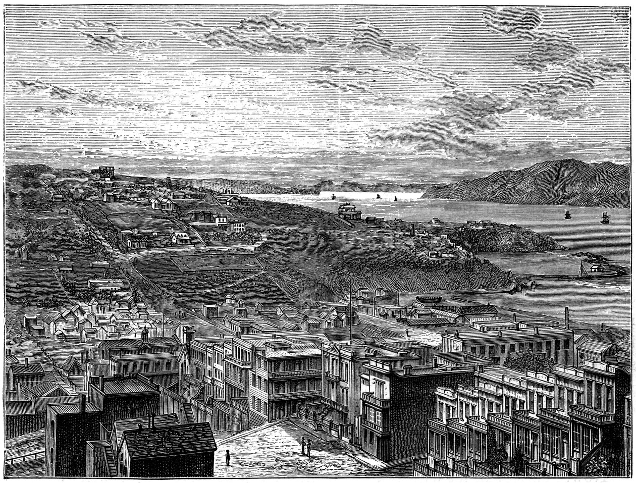 A San Francisco-öböl, Amerika alkotó: Unbekannt