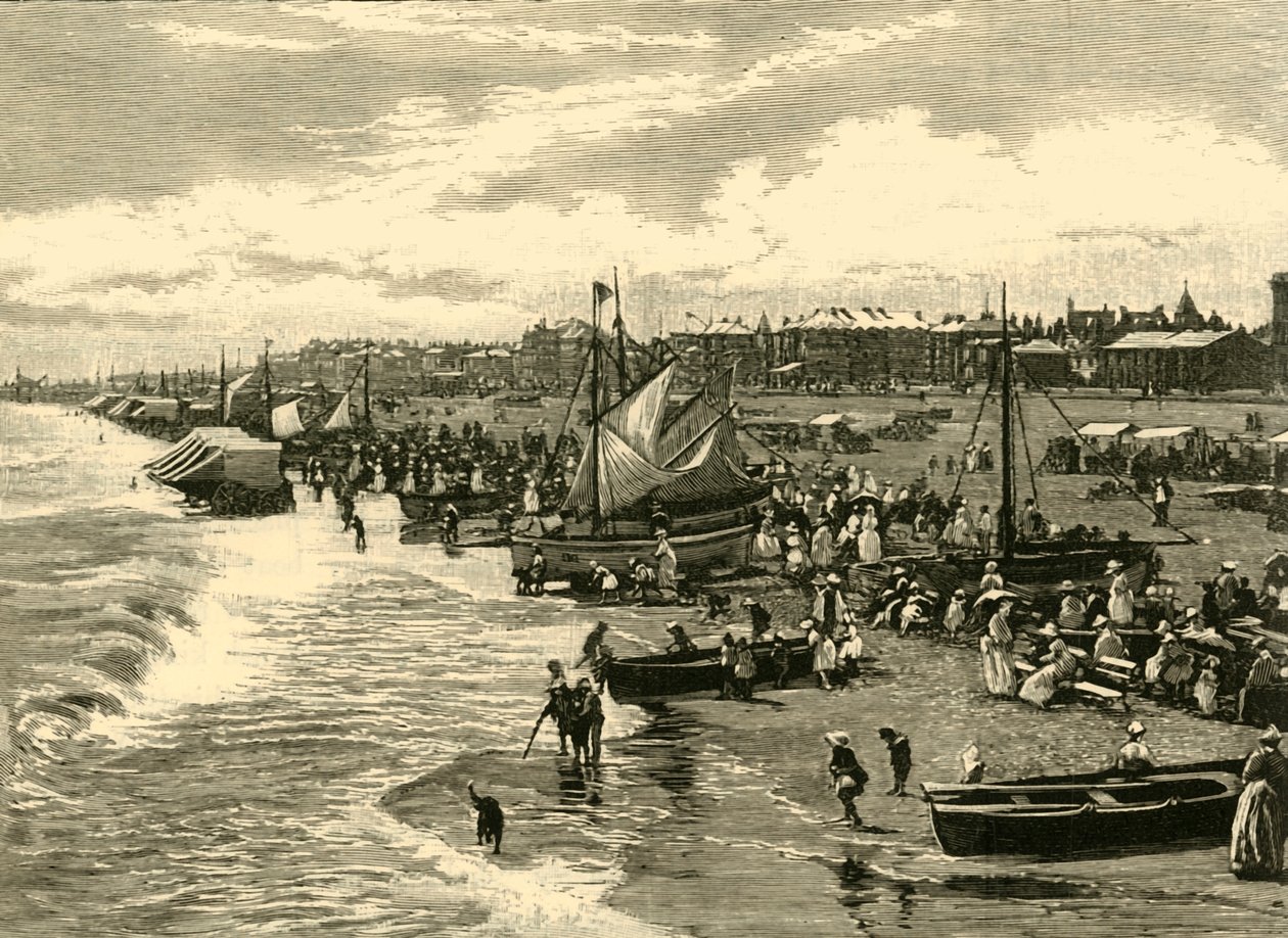 The Beach, Yarmouth, 1898. alkotó: Unbekannt