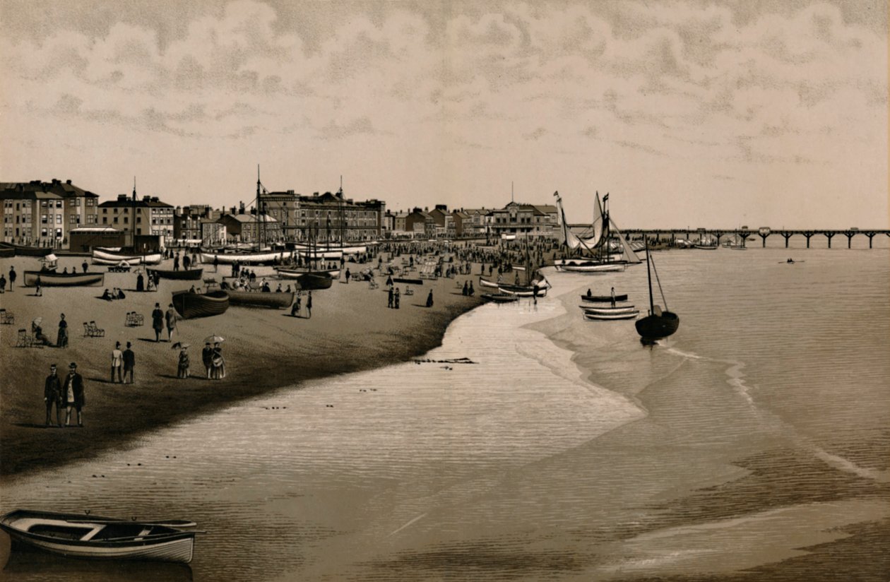 The Beach, Yarmouth, 1880. alkotó: Unbekannt