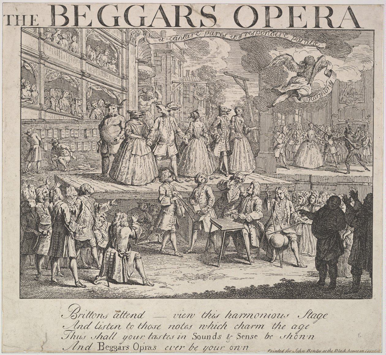 A koldusopera, 1728. alkotó: Unbekannt