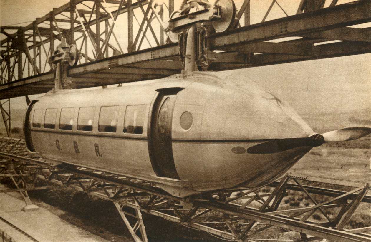 A Bennie vasúti repülőgép, 1930, 1933. alkotó: Unbekannt