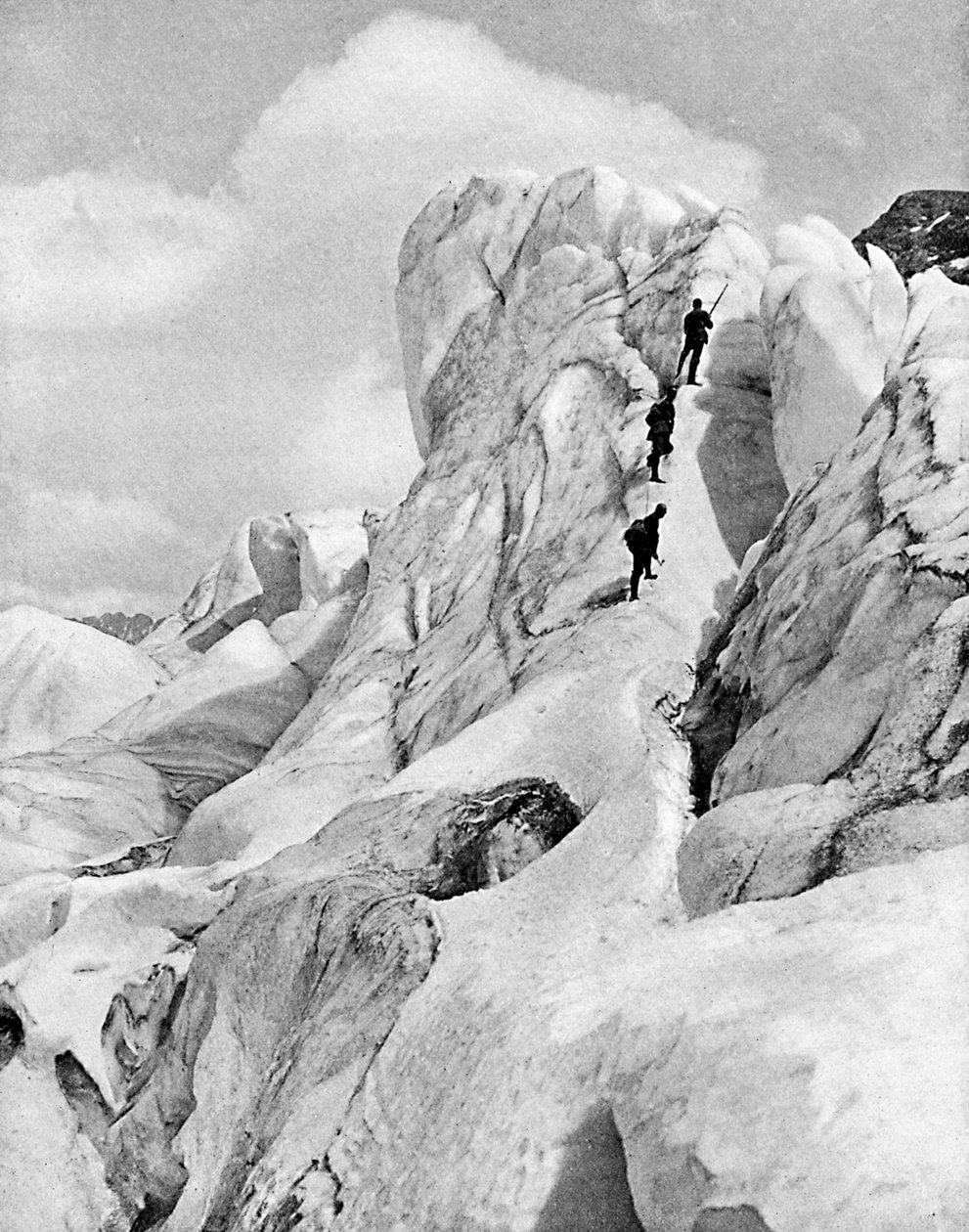 A Bernina-hegység, Alpok, XX. század eleje alkotó: Unbekannt