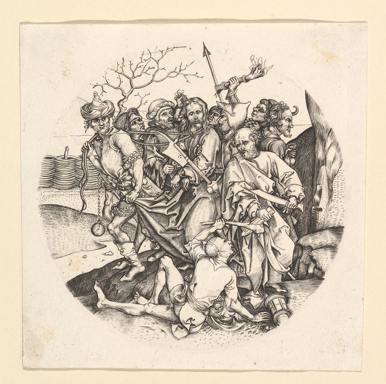 Krisztus árulása példányban, kb. 1435-1491. alkotó: Unbekannt