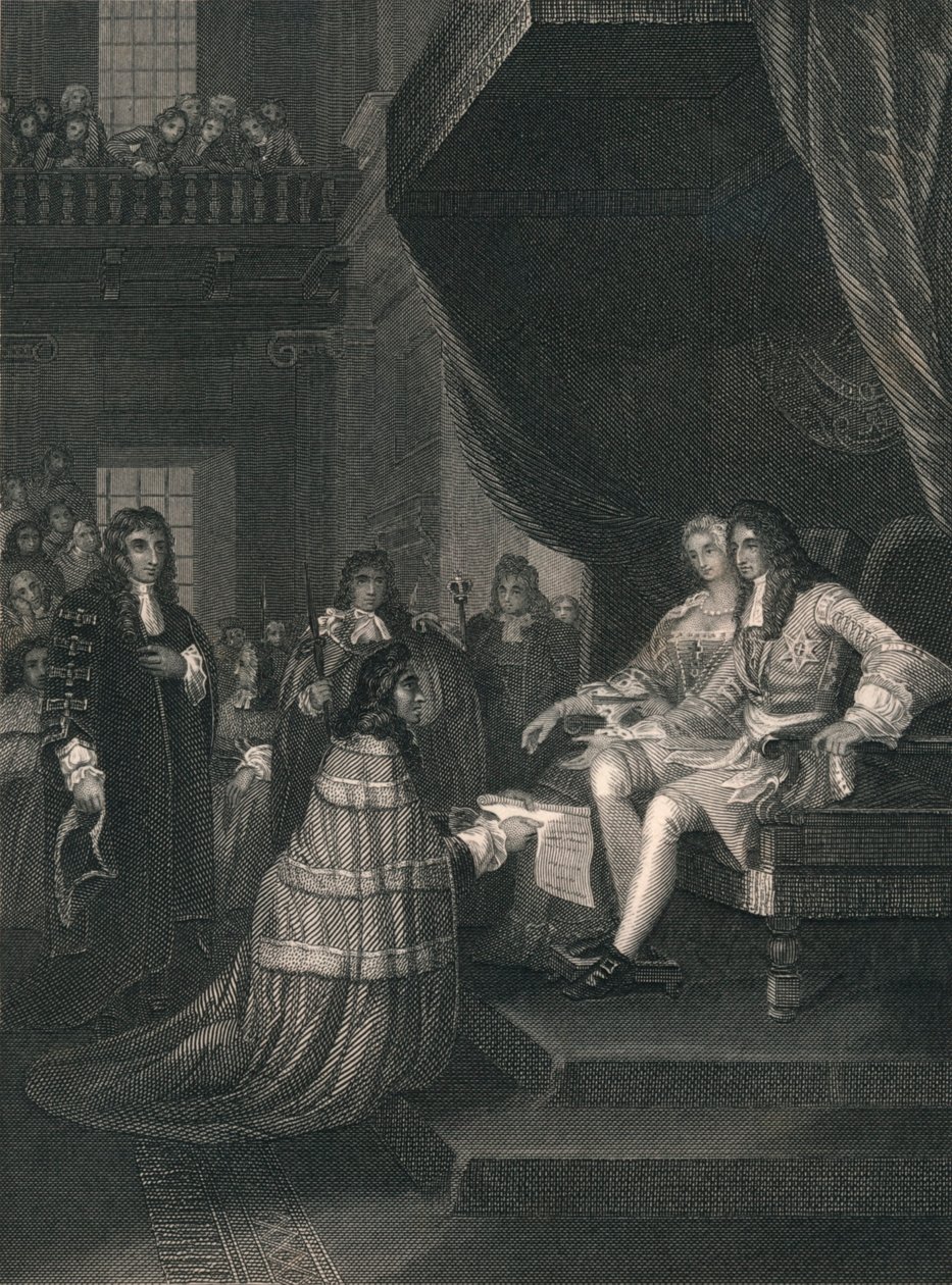 A Bill of Rights Presended William and Mary, 1689, 19. század közepe. alkotó: Unbekannt
