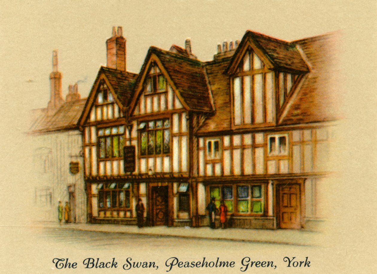 A fekete hattyú, Peasholme Green, York, 1936. alkotó: Unbekannt