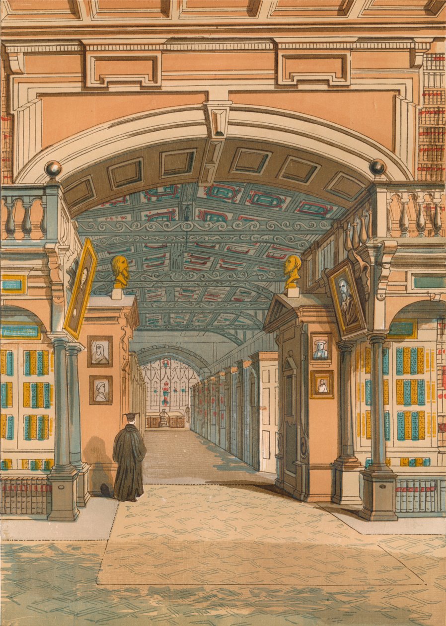 A Bodleian Library, Oxford, 1845, 1864 alkotó: Unbekannt