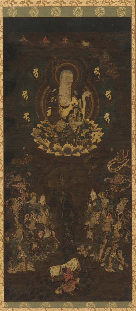 The Bosatsu Jizo and Ten Kings of Hell, Kamakura period, 1185-1333. alkotó: Unbekannt