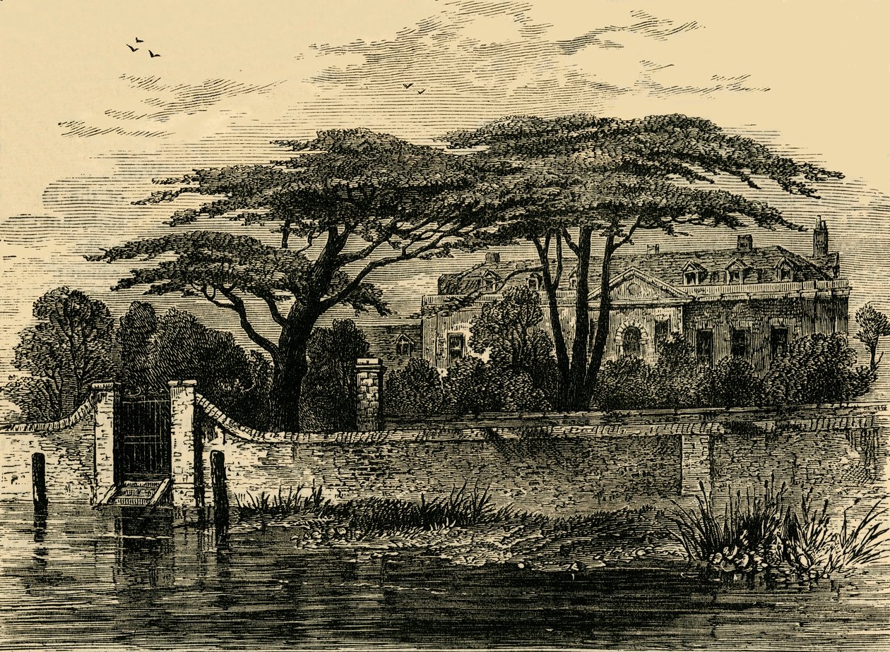 The Botanical Gardens, Chelsea, 1790, c1876. alkotó: Unbekannt