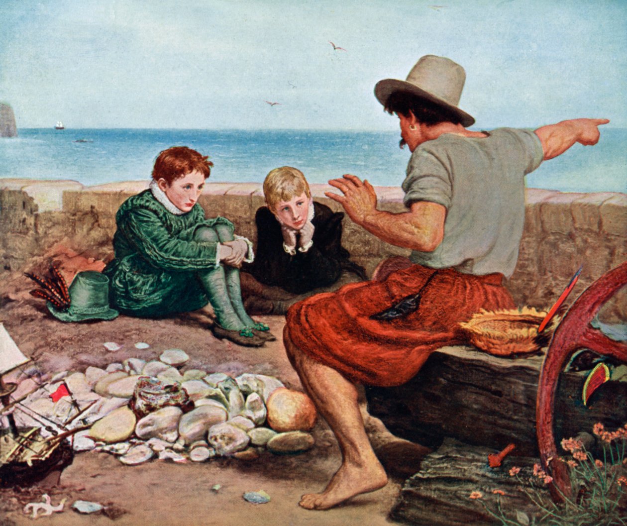 The Boyhood of Raleigh, 1908-1909 alkotó: Unbekannt