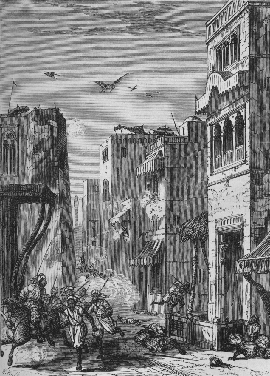 A brit csapatok belépve Moultanba, 1880 alkotó: Unbekannt