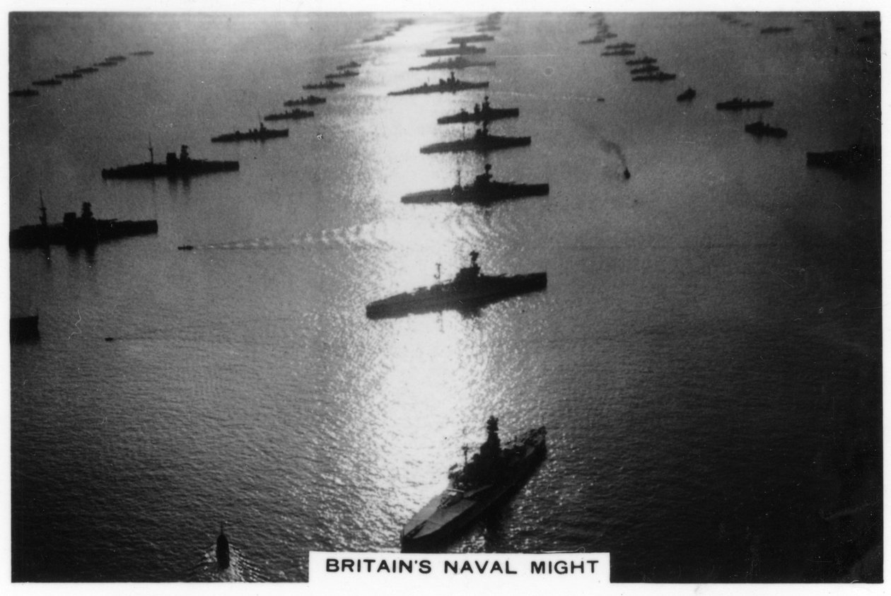 A brit flotta a King George vs jubileumi áttekintésén, Spithead, 1935. július, 1937 alkotó: Unbekannt