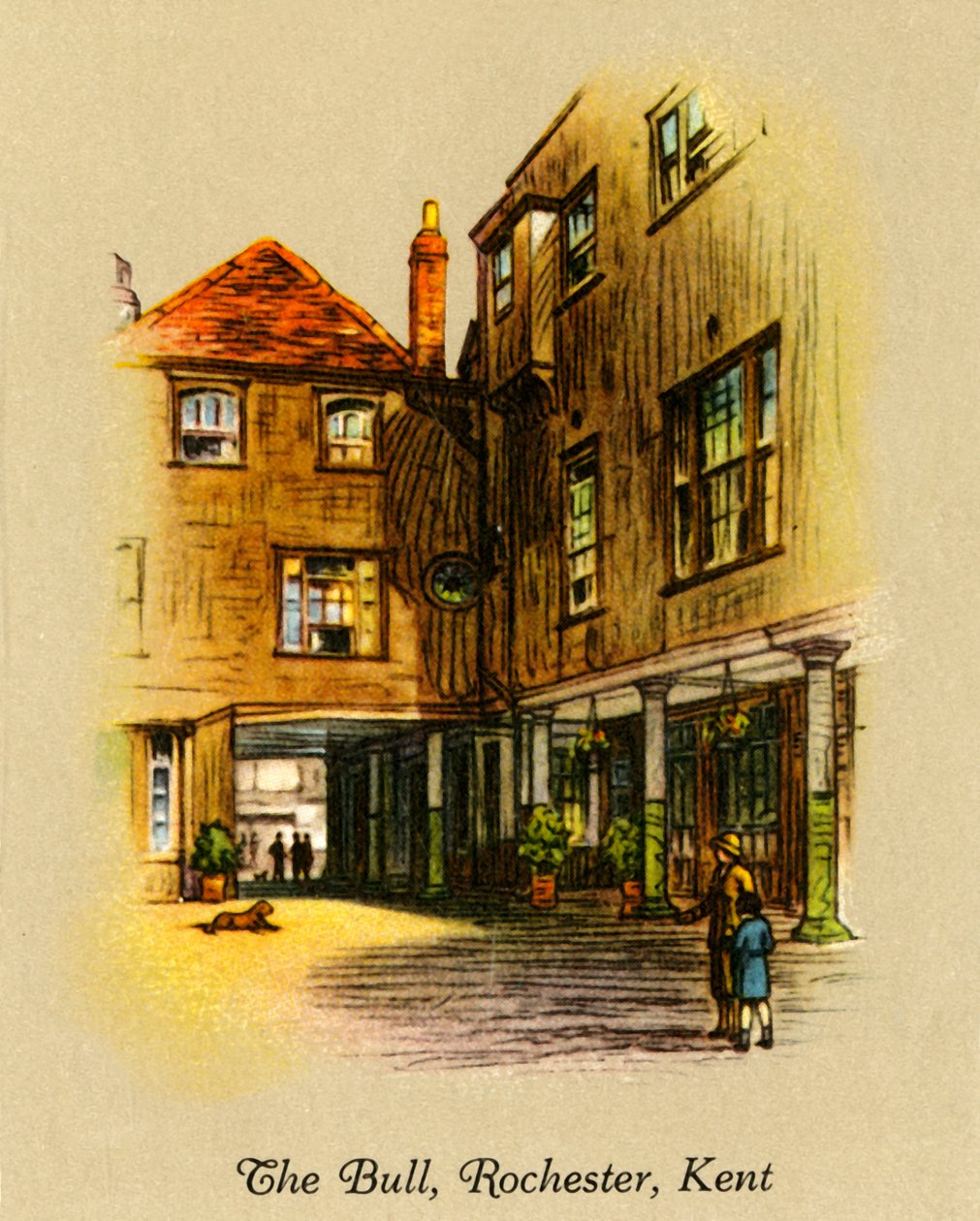 The Bull, Rochester, Kent, 1936. alkotó: Unbekannt