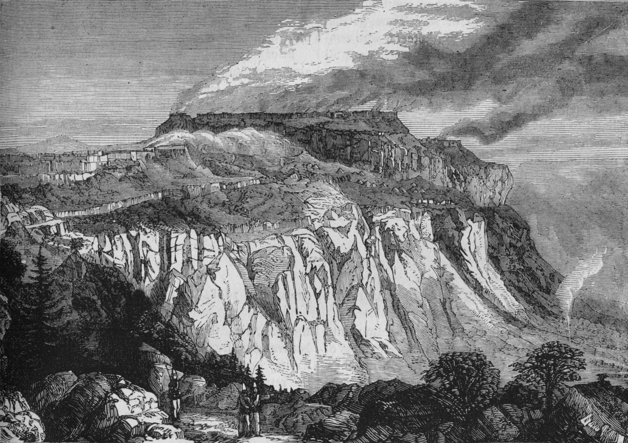 Magdala égése, 1880 alkotó: Unbekannt