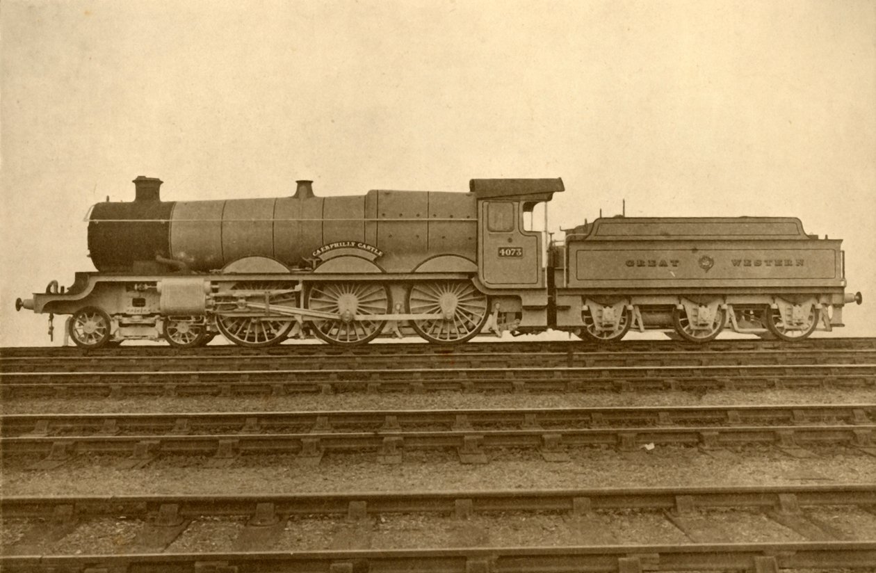 A Caerphilly-kastély 4-6-0, Great Western Railway, 1930. alkotó: Unbekannt