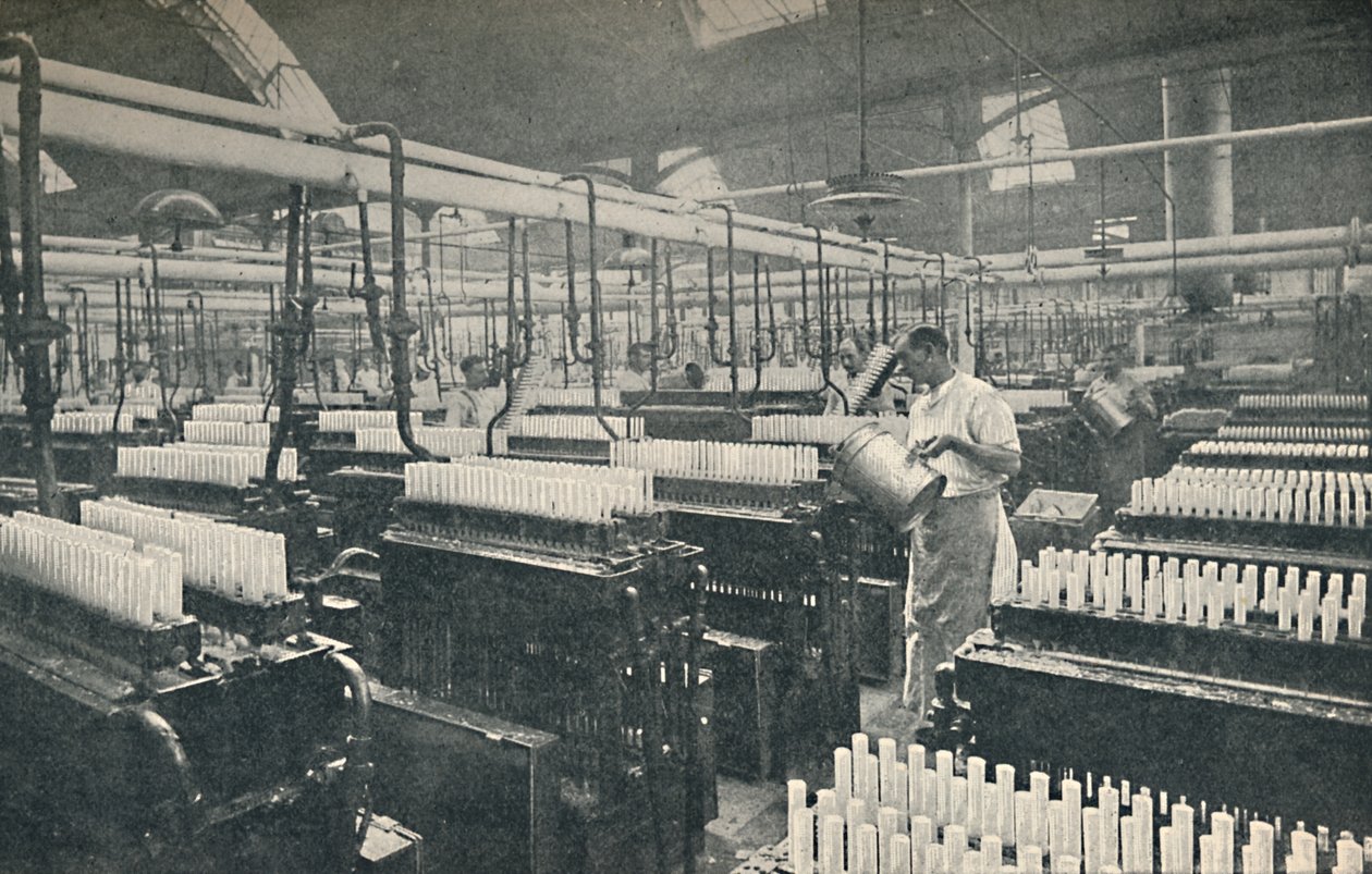 A gyertyaöntő szoba, 1917 alkotó: Unbekannt