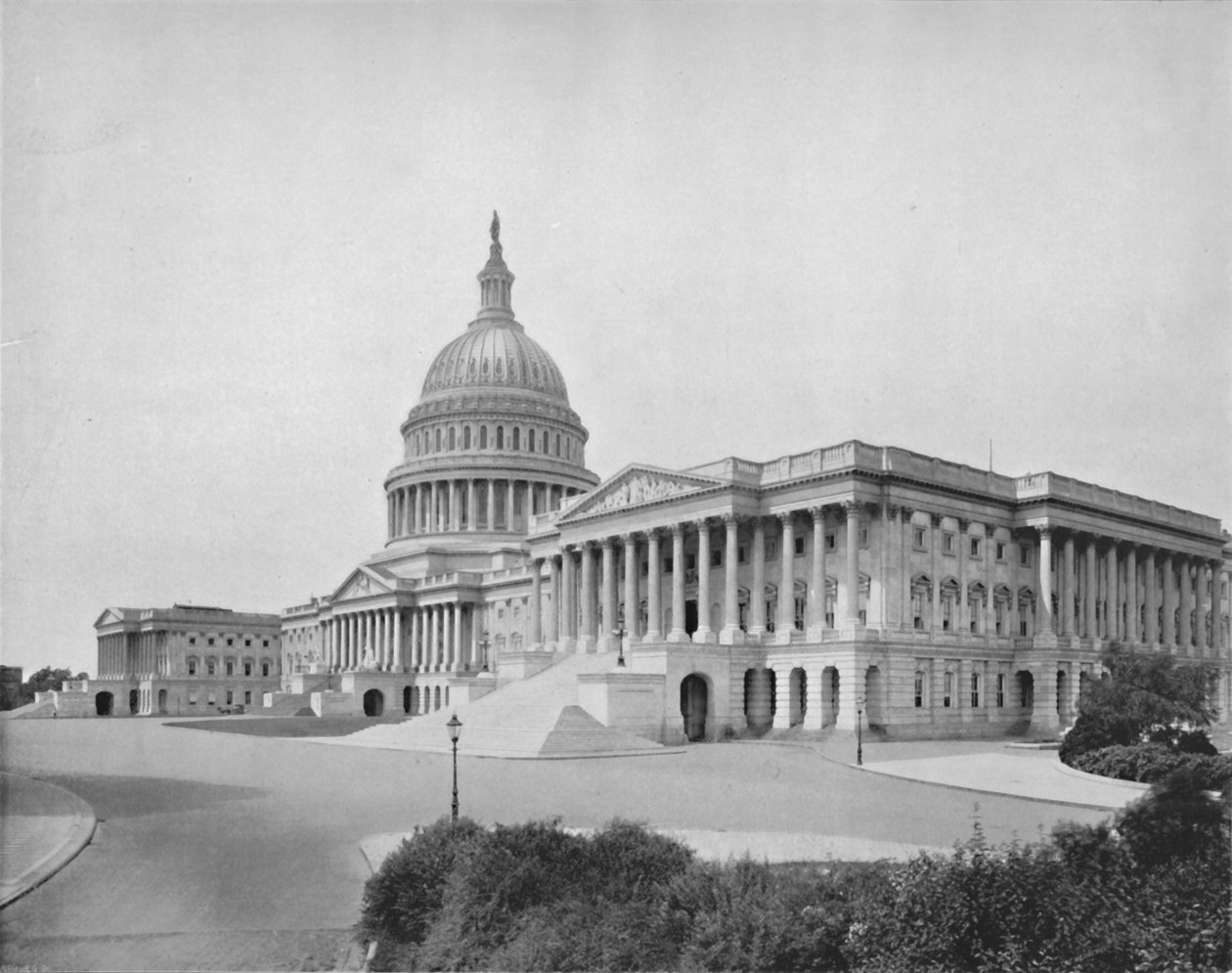 A Capitolium, Washington, 19. század alkotó: Unbekannt