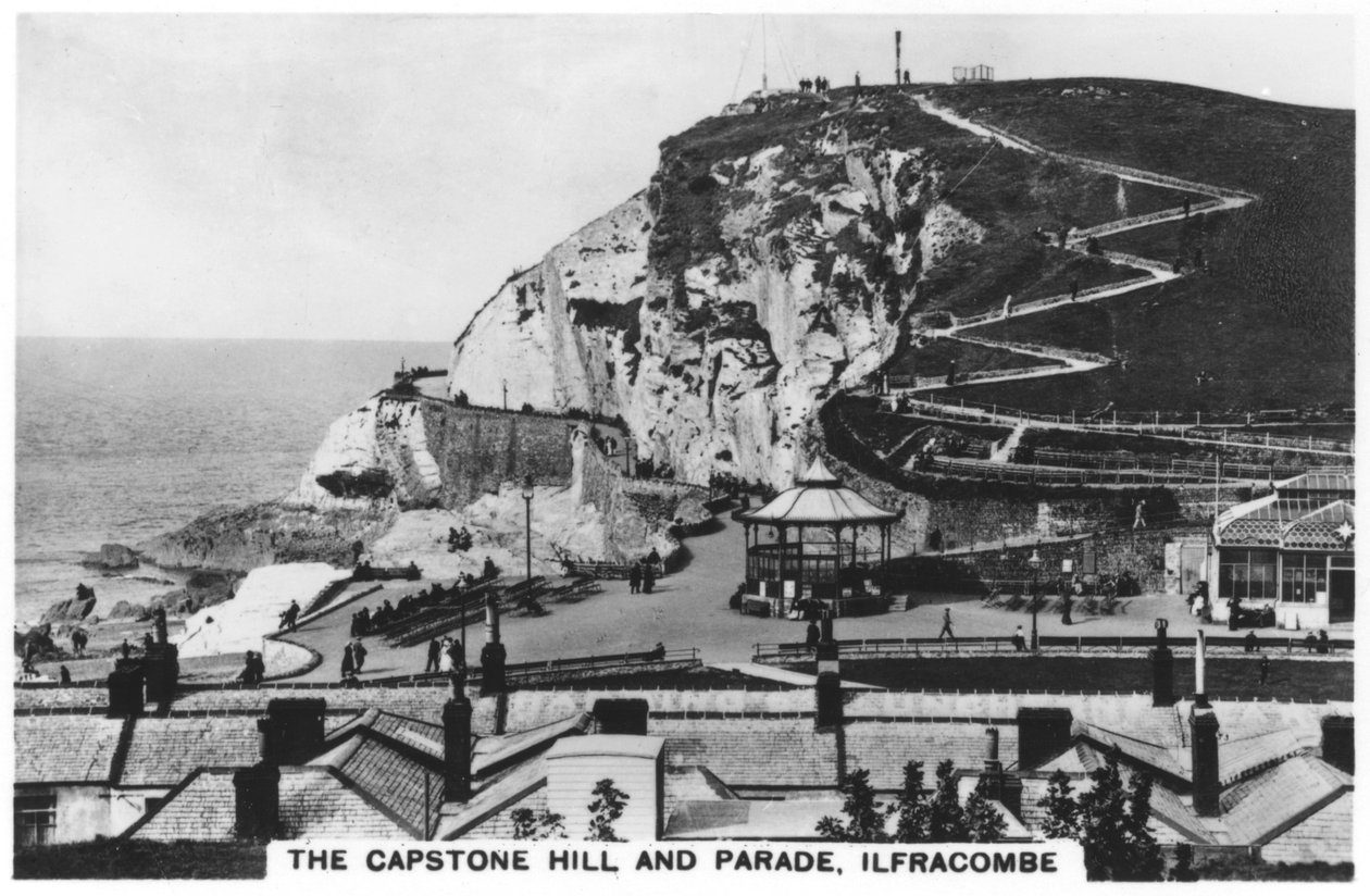 A Capstone Hill és a felvonulás, Ilfracombe, 1936 alkotó: Unbekannt