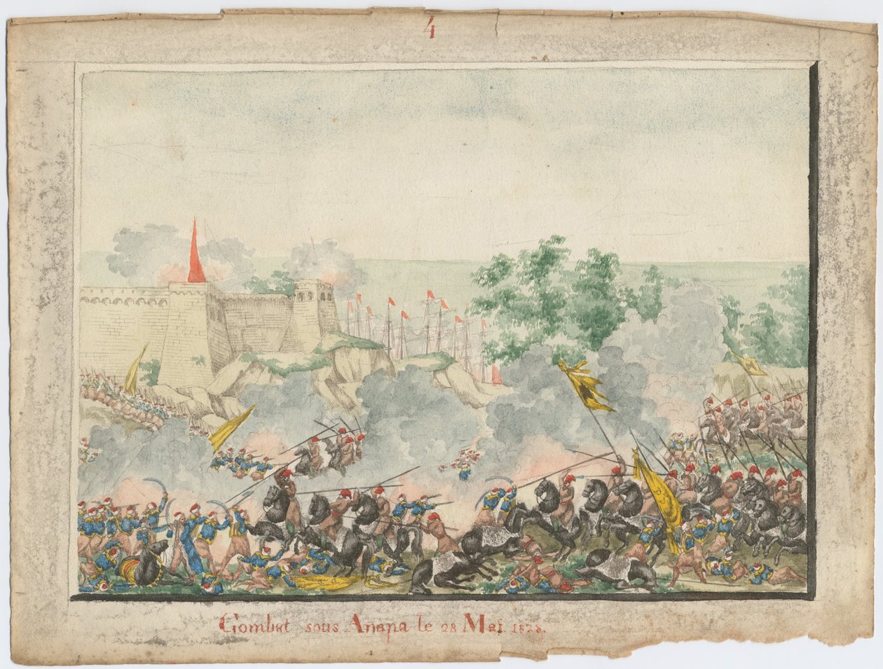 Az anapai erőd elfoglalása 1828. június 23-án alkotó: Unbekannt