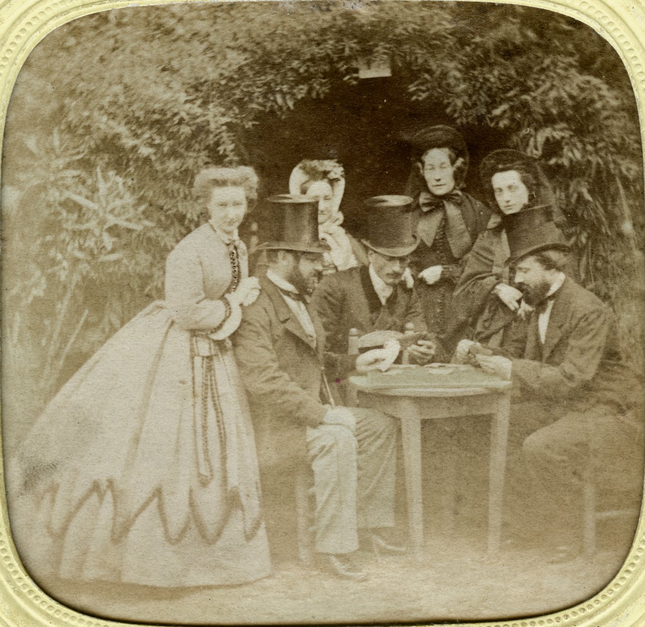A kártyajáték, c1850 alkotó: Unbekannt
