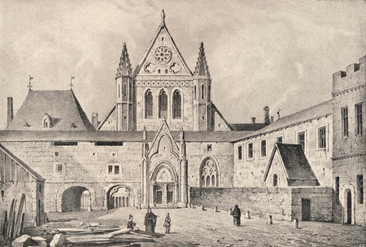 A karmelita kolostor a Rue dEnferen, Párizs, 1915 alkotó: Unbekannt
