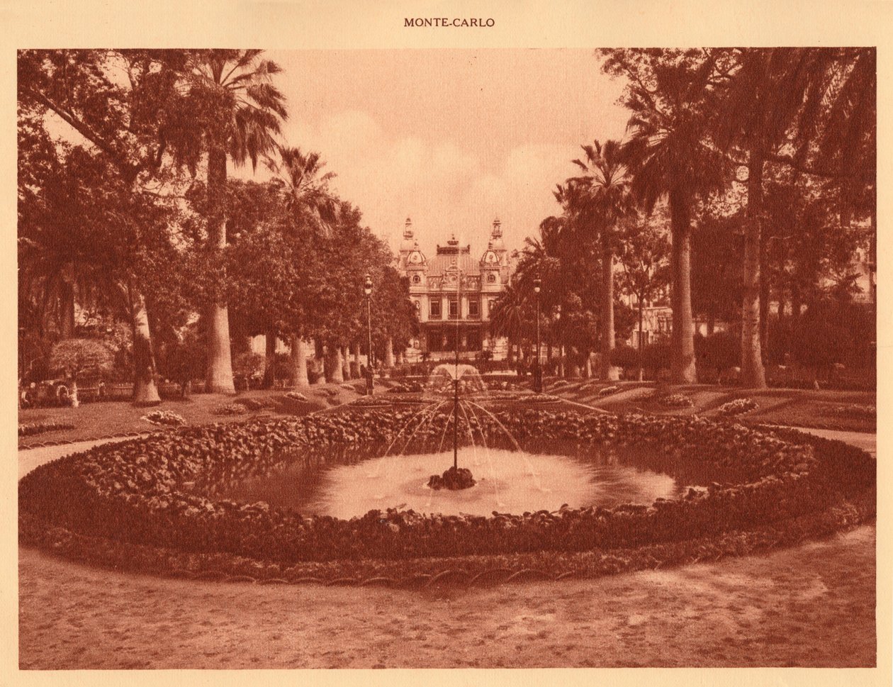 A kaszinó, Monte Carlo, 1930. alkotó: Unbekannt
