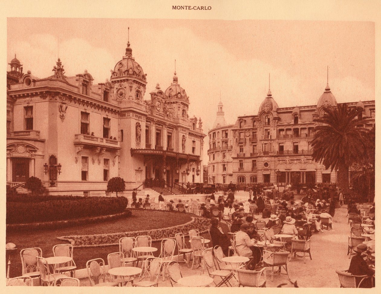 A Casino és Hotel de Paris, Monte Carlo, 1930. alkotó: Unbekannt