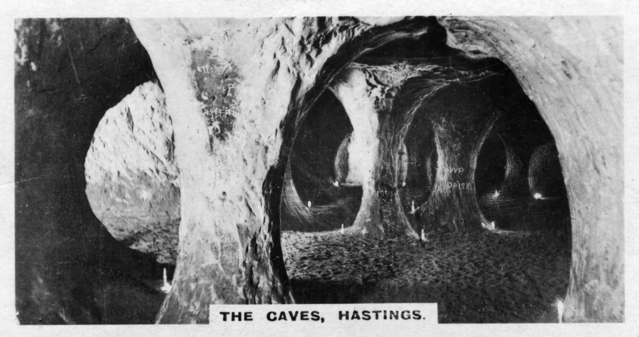 A barlangok, Hastings, Sussex, 1920-as évek alkotó: Unbekannt