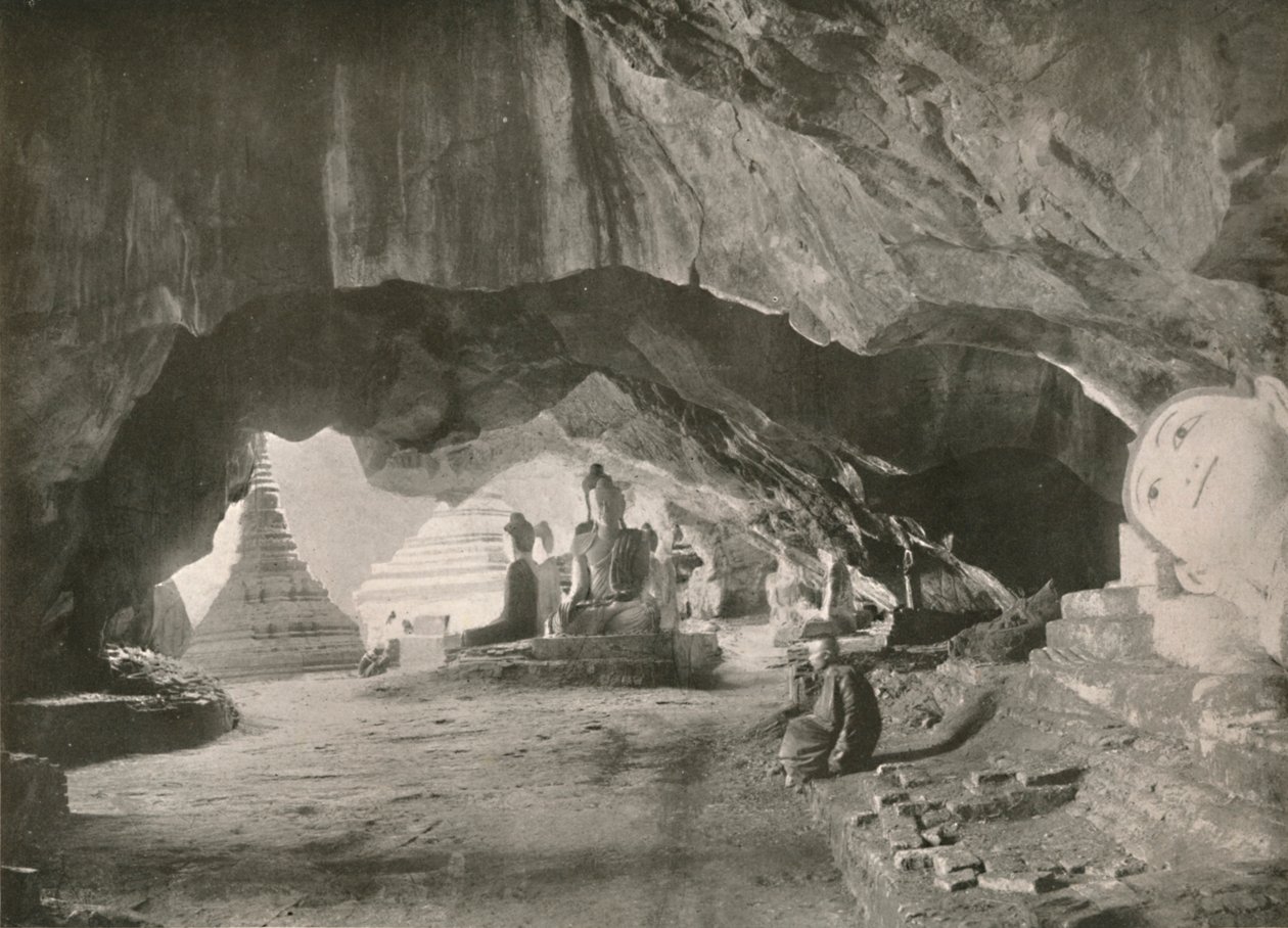 A moulmeini barlangok, 1900. alkotó: Unbekannt