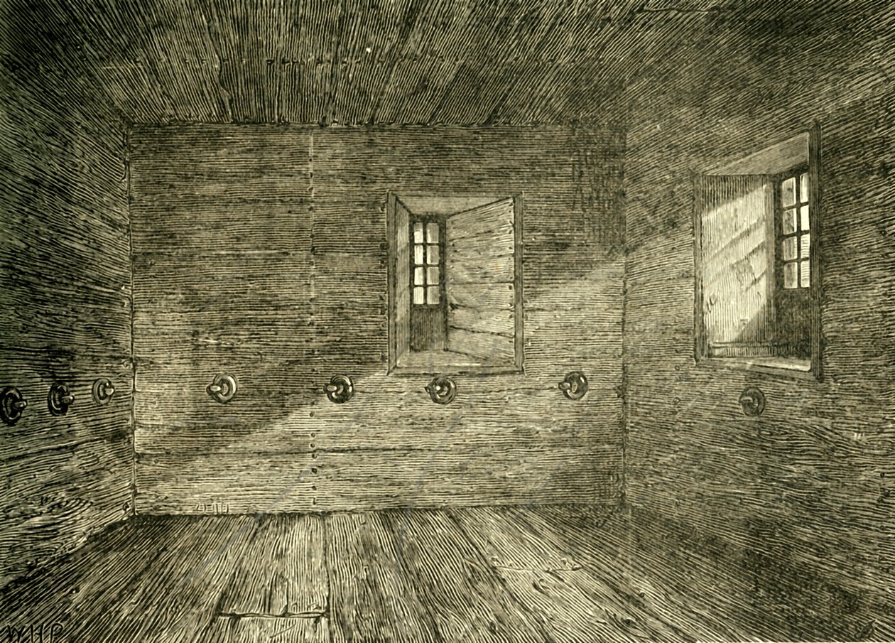 A Lambeth-palota kamrája, amelyben a lollardokat bezárták, 1878. alkotó: Unbekannt