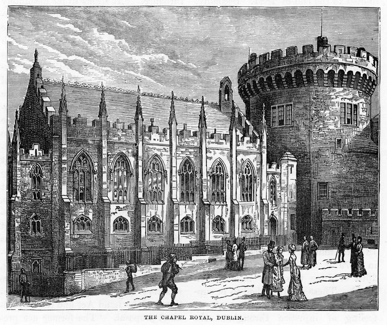 The Chapel Royal, Dublin, 19. század alkotó: Unbekannt