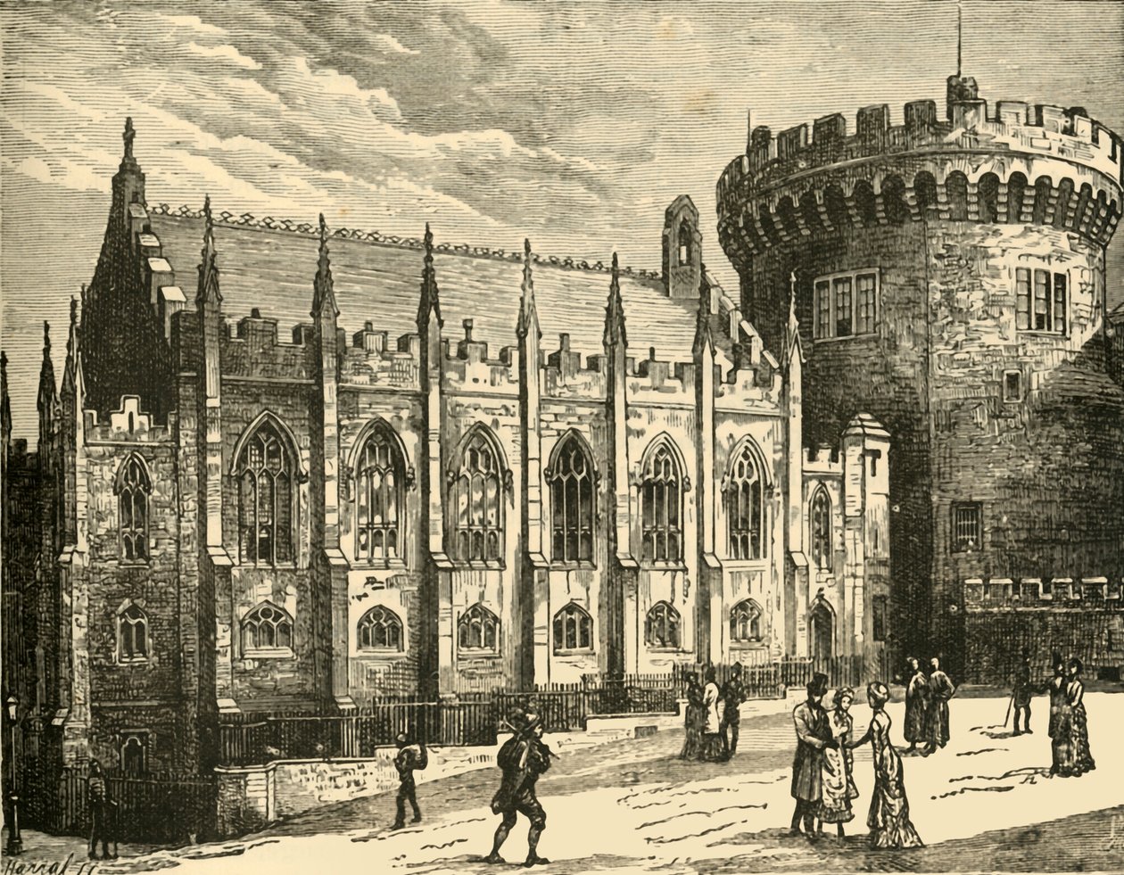 The Chapel Royal, Dublin Castle, 1898. alkotó: Unbekannt