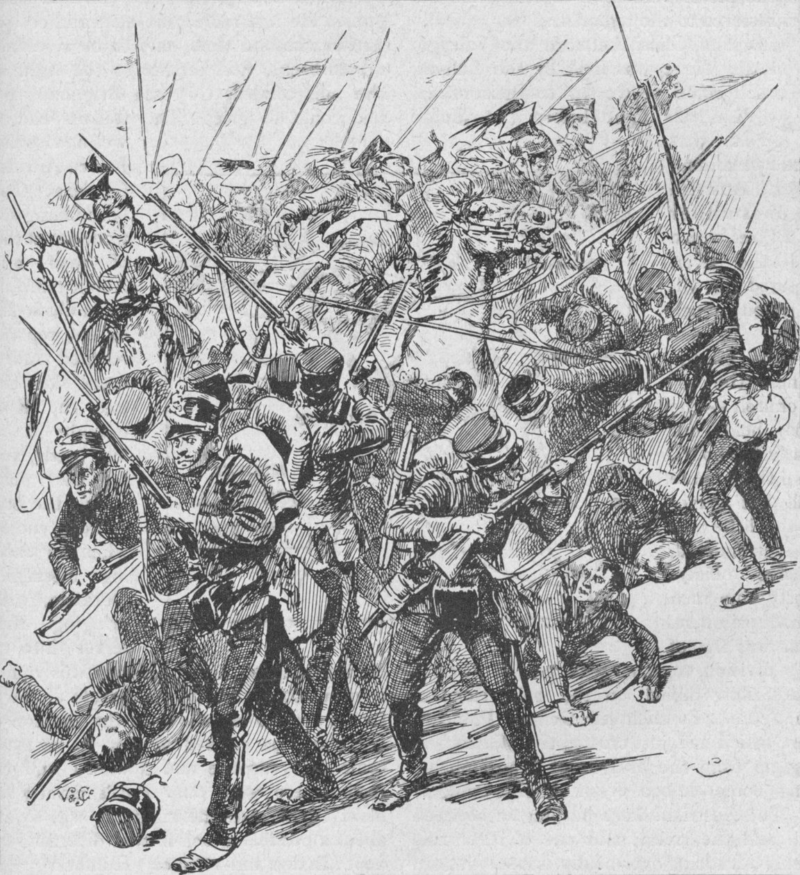 Az osztrák lándzsások vádja, 1902 alkotó: Unbekannt