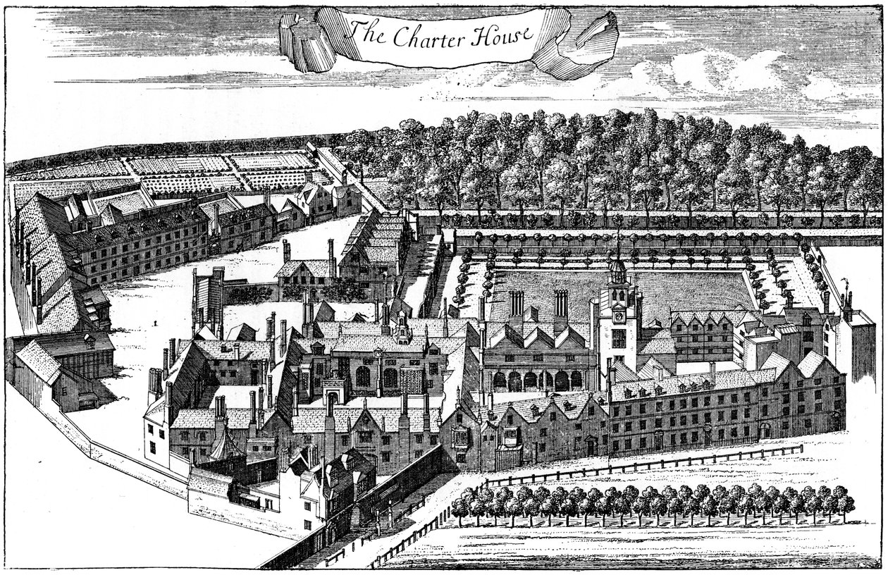 The Charter House Hospital, London, 1775, 1893 alkotó: Unbekannt