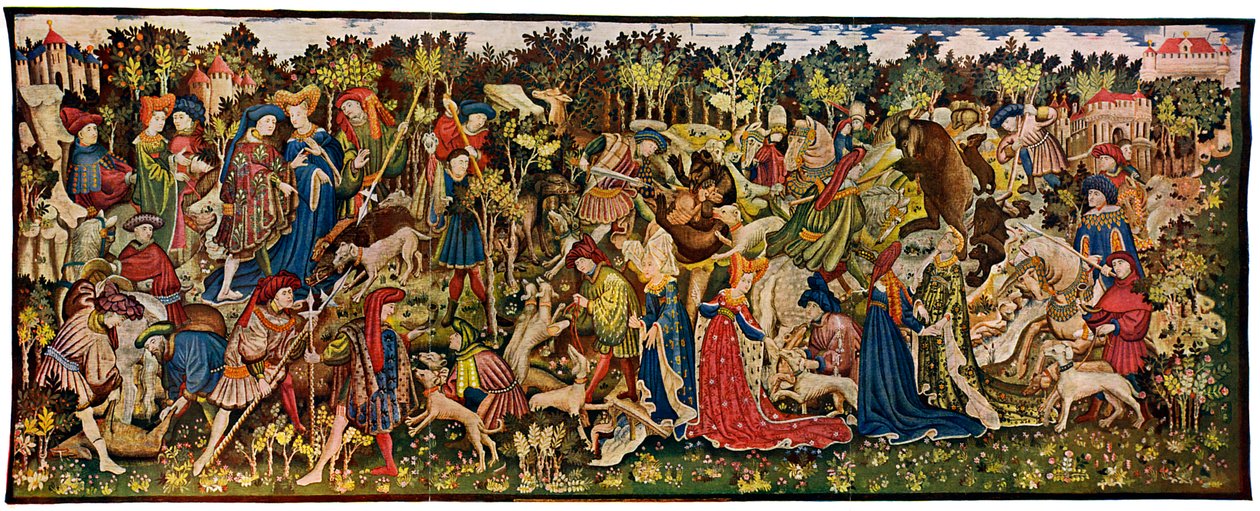 A Chatsworth Hunting Tapestries, a sorozat második része, 1930 alkotó: Unbekannt