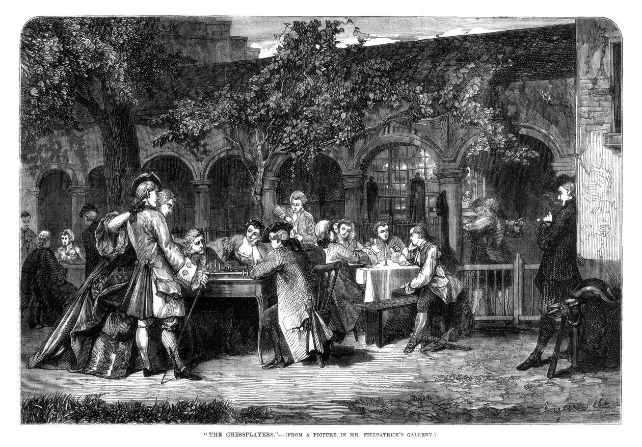 A sakkozók, 1864 alkotó: Unbekannt