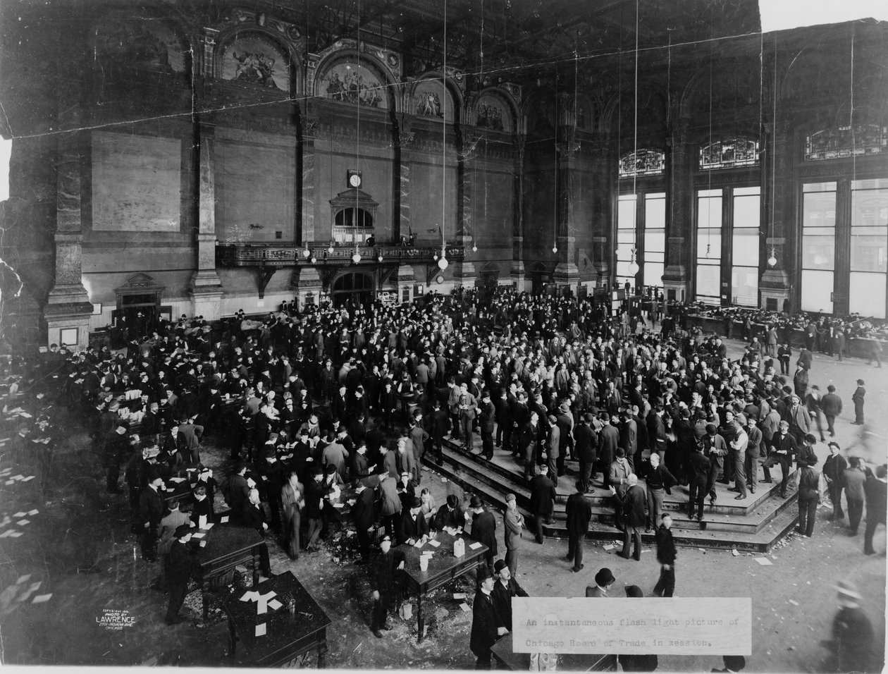 A Chicago Board of Trade ülése, c. 1900 alkotó: Unbekannt