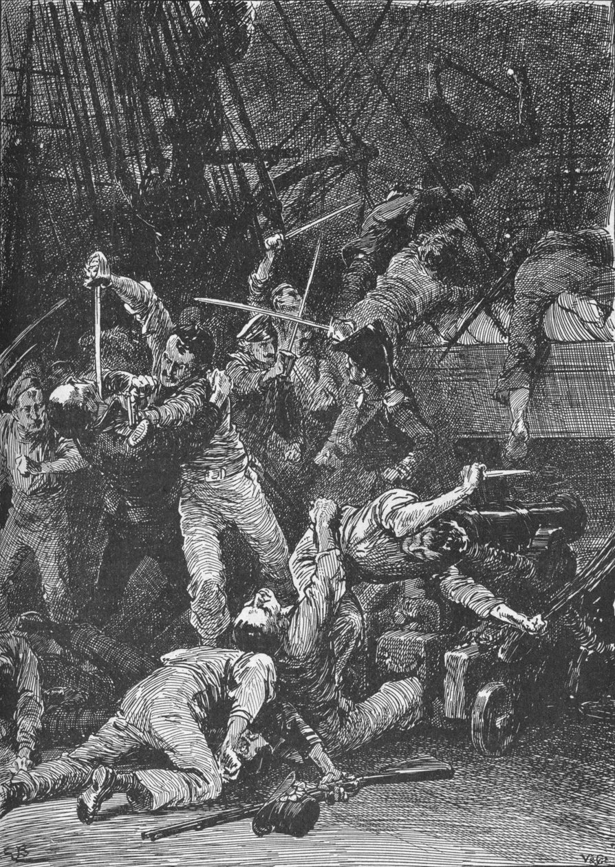 A Chili Cutlasses lesöpörte a fedélzetet, 1902 alkotó: Unbekannt