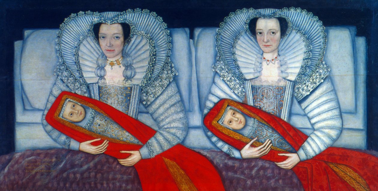 A Cholmondeley nővérek, 1600-1610 alkotó: Unbekannt