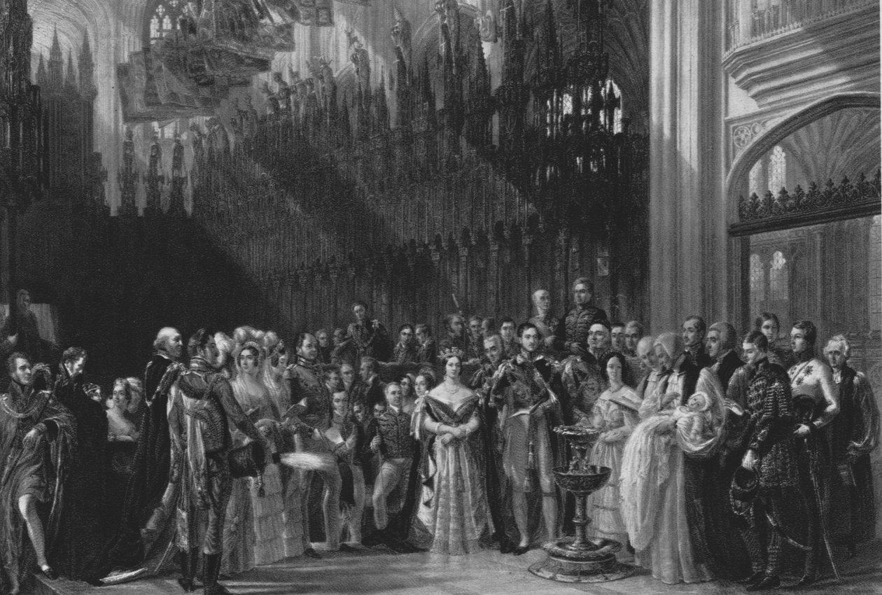 A walesi herceg keresztelője, 1842. január 25., 1901. alkotó: Unbekannt