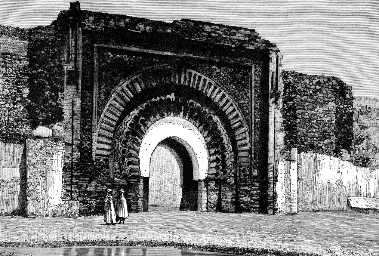 A keresztények kapuja, Marokkó, 1895 alkotó: Unbekannt