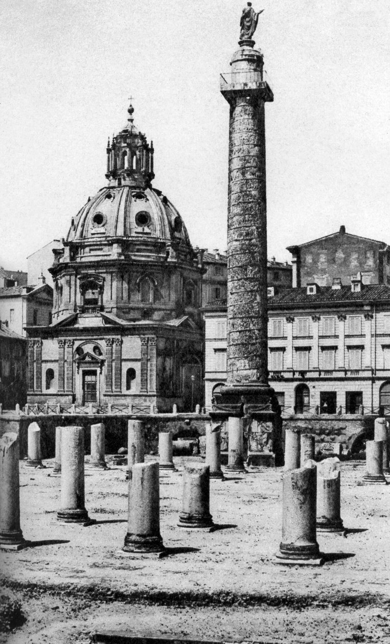 Mária legszentebb nevének temploma a Traianus fórumon, Róma, Olaszország, 1930-as évek alkotó: Unbekannt