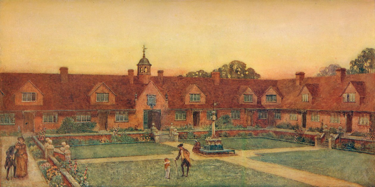 The Churchill Cottage Homes, Somerset. Silcock és Reay, építészek, 1907 alkotó: Unbekannt